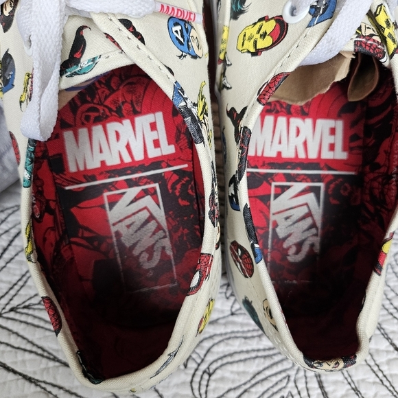 VGUC Vans X Marvel Head Sneakers Mens 8 Women 9.5 - Picture 13 of 15